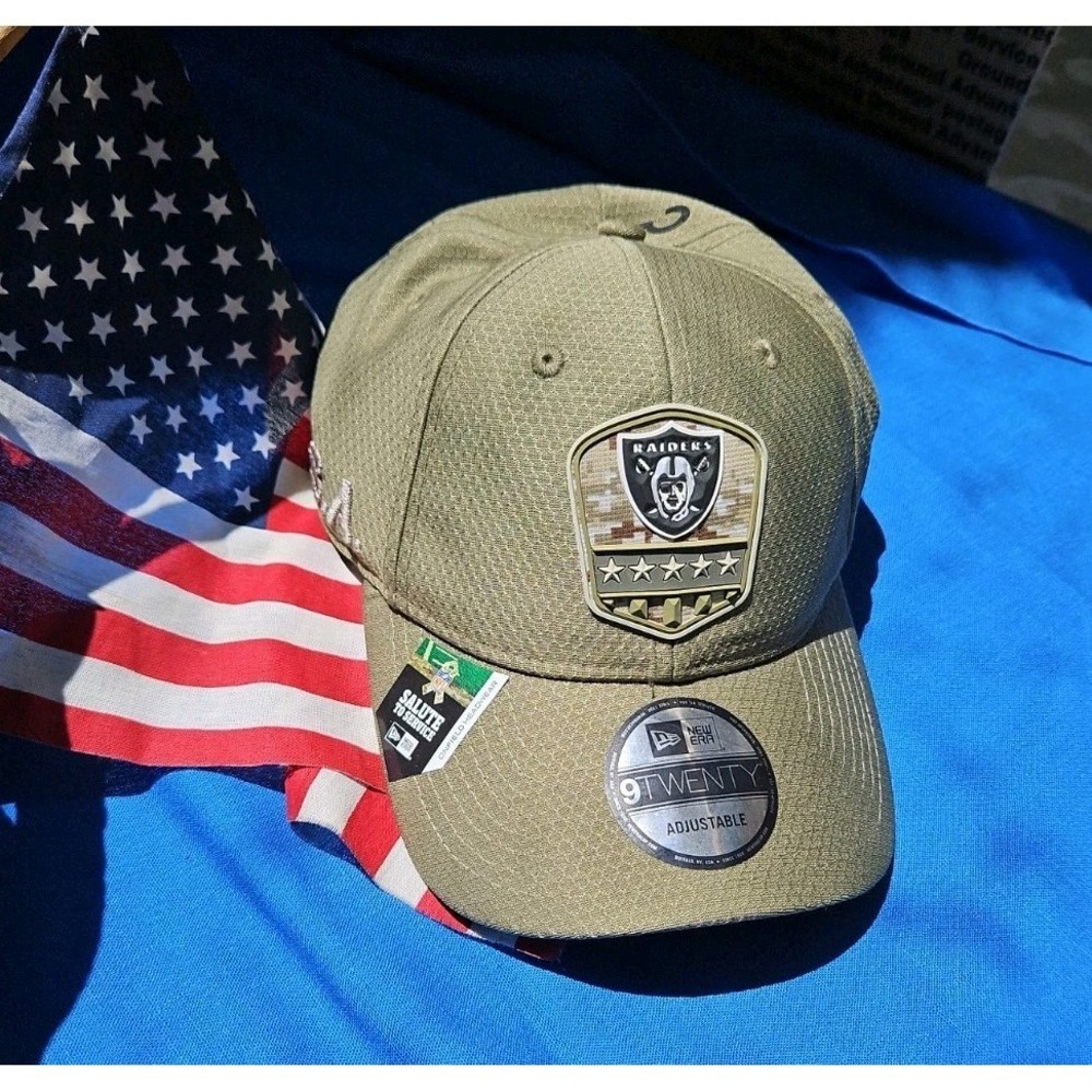 Las Vegas Raiders Salute To Service NFL 9Twenty New Era USA OD Green New